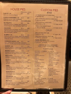 Menu photo 1 TAPPO NYCThinCrust Pizza New York, NY Menu photo 1 TAPPO NYCThinCrust Pizza New York, NY