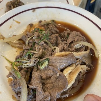 Korean Grill - Bulgogi after it was grilled. - Korean Near Me - East Northport, New York Korean Grill - Bulgogi after it was grilled. - Korean Near Me - East Northport, New York