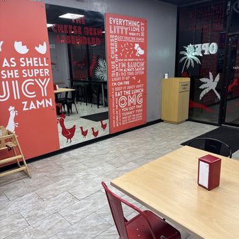 AJ's Hot Chicken - Inside - Chicken Shop Near Me - Richardson, Texas