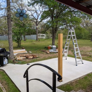 BHM Concrete - Patio a month later after curing, ready for gazebo construction. - Masonry/Concrete Near Me BHM Concrete - Patio a month later after curing, ready for gazebo construction. - Masonry/Concrete Near Me