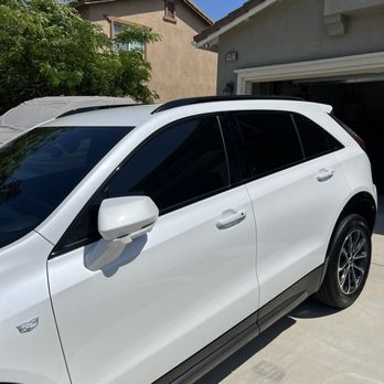 Freeway Tint - Driver side tint. - Auto Detailing Near Me - Riverside, California
