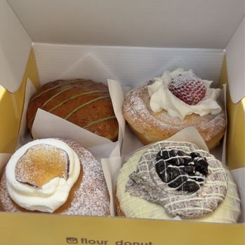 Flour Fresh Cream Donut - Donuts Near Me - Los Angeles, California