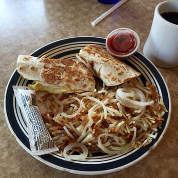 Crossroads Cafe - Vegetarian breakfast burrito with hash browns! - New American Near Me - Pennsboro, West Virginia Crossroads Cafe - Vegetarian breakfast burrito with hash browns! - New American Near Me - Pennsboro, West Virginia