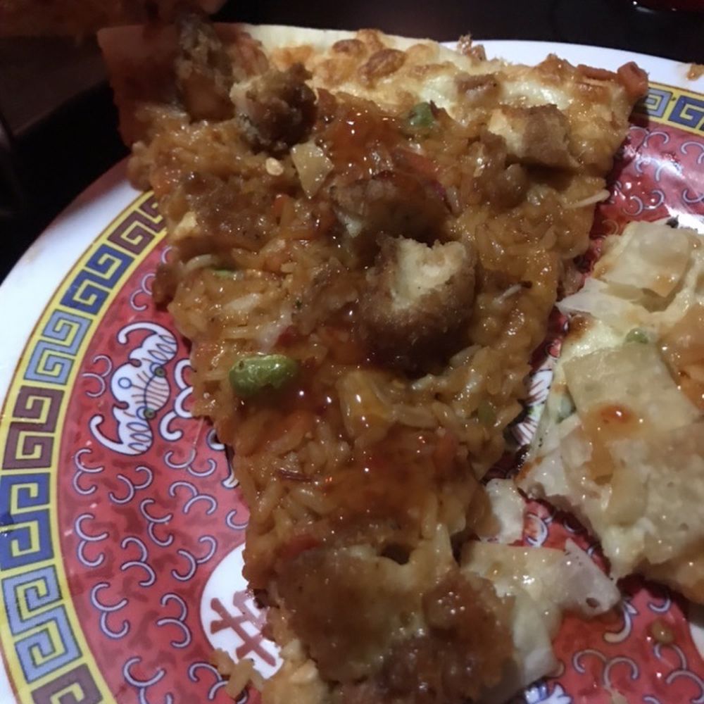 Fong's Pizza - Orange chicken slice - Pizza Near Me - Des Moines, Iowa Fong's Pizza - Orange chicken slice - Pizza Near Me - Des Moines, Iowa