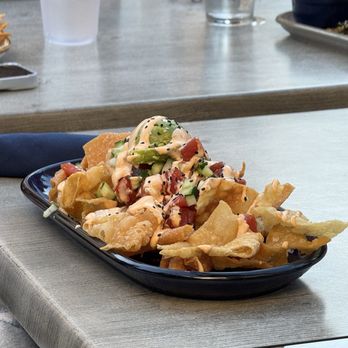E.D.B - Ahi Poke Nachos - New American Near Me - Burbank, California