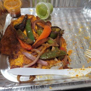 La Brujeria - Grilled chicken platter. I was so hungry, I forgot to take a picture before digging in. - Mexican Near Me - Jersey City, New Jersey