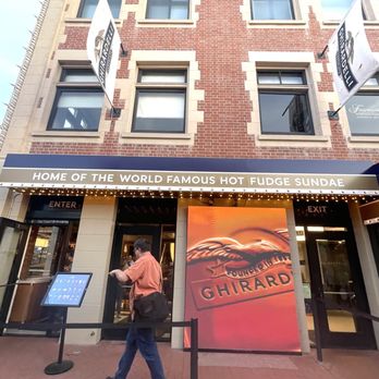 Ghirardelli Square - The ring of the building where you order sundaes and hot chocolate - Shopping Centers Near Me - San Francisco, California Ghirardelli Square - The ring of the building where you order sundaes and hot chocolate - Shopping Centers Near Me - San Francisco, California