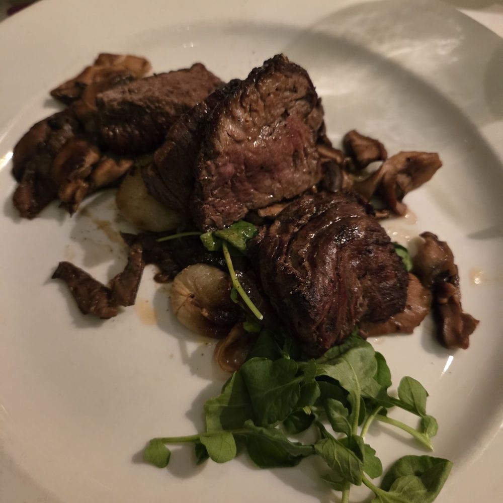 Sliced filet mignon Sliced filet mignon