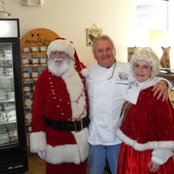 The Sausage Kitchen - Maurice was good enough this year to get a visit from Mr & Mrs Claus.