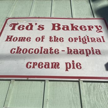 Ted's Bakery - bakery sign - Bakeries Near Me - Haleiwa, Hawaii