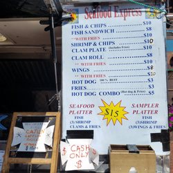 Mr B's Seafood Express - Menu