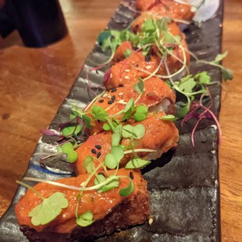 MF Sushi - Crispy rice with spicy tuna - Japanese Near Me - Atlanta, Georgia MF Sushi - Crispy rice with spicy tuna - Japanese Near Me - Atlanta, Georgia
