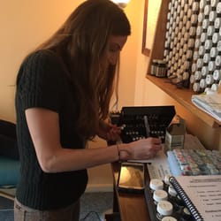 Cori Stern, DC - Health Point Natural Nutrition Center - One of our nutritionists taking a health history.