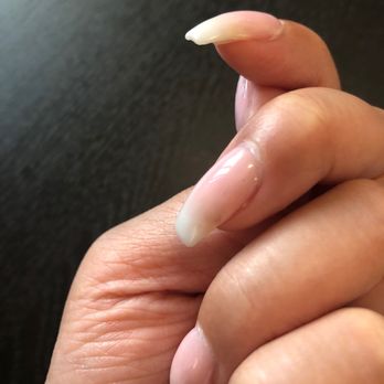 Alpha Nails - The dark mark that I was referring to on the side of my middle finger. Snoppy job! - Nail Salons Near Me - Millbrae, California Alpha Nails - The dark mark that I was referring to on the side of my middle finger. Snoppy job! - Nail Salons Near Me - Millbrae, California
