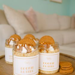 Cora's Cakery - Biscoff Cookie Butter Cake Jar