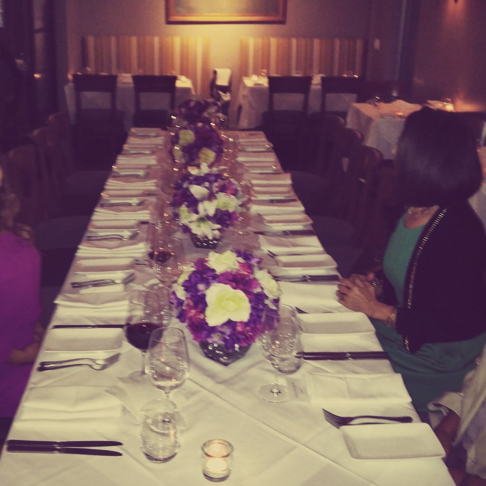 Bistro 45 - My centerpieces made the table look very nice. - New American Near Me - Pasadena, California Bistro 45 - My centerpieces made the table look very nice. - New American Near Me - Pasadena, California