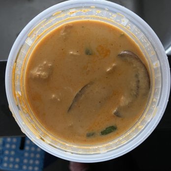 Thai Hot Box - Red Curry in quart container. - Thai Near Me - New York, New York Thai Hot Box - Red Curry in quart container. - Thai Near Me - New York, New York