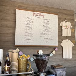 Pink Pony Soft Serve - Menu