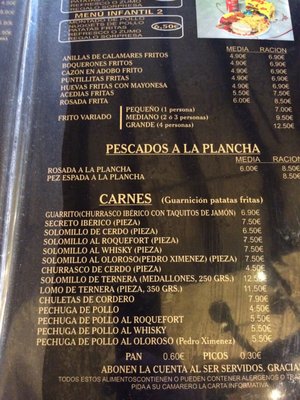 Menu photo 2 La Viña El Viso del Alcor, SE