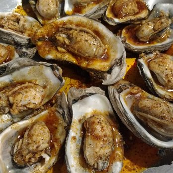 Hot N Crazy Crab - Steamed Oysters with Cajun/Garlic Butter Seasoning. - Seafood Near Me - Brandon, Florida