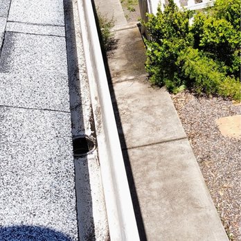 First Glass Window Cleaning And Services - Cleared gutter way - Window Washing Near Me
