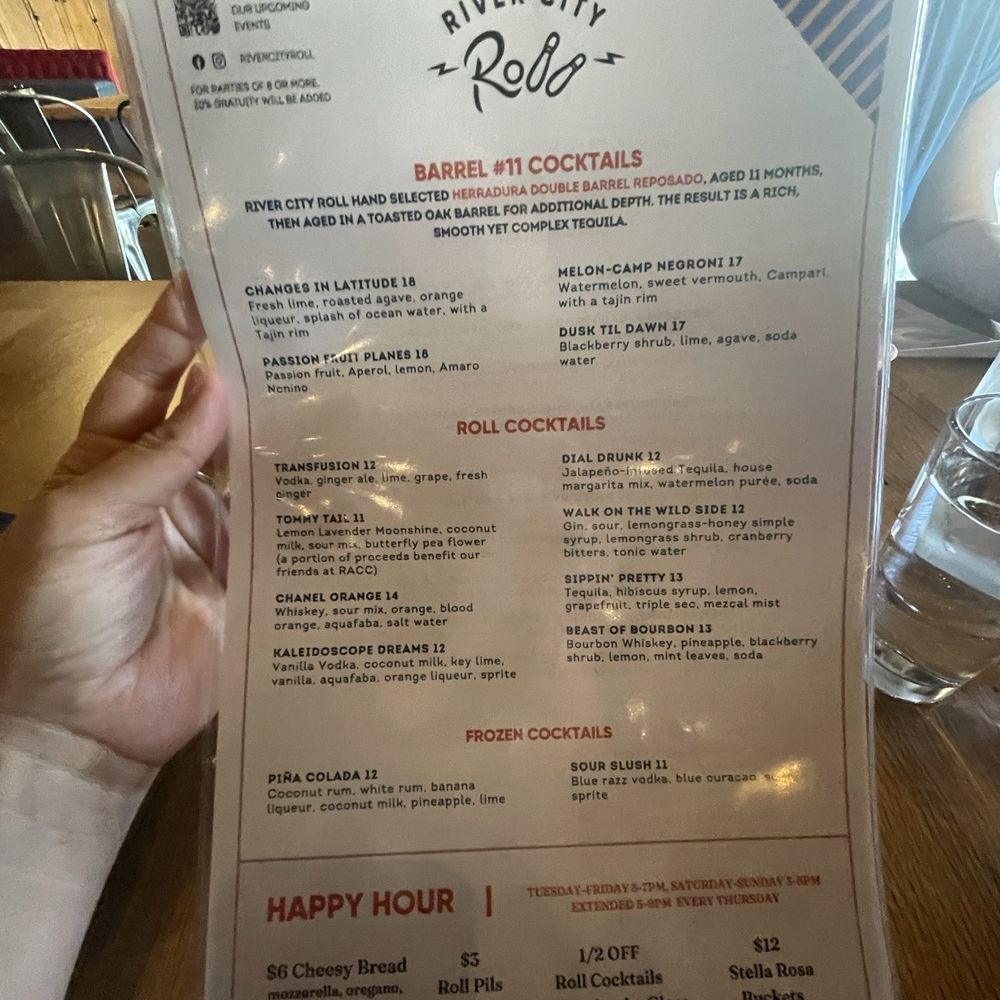 River City Roll - Cocktail menu - Bowling Near Me - Richmond, Virginia River City Roll - Cocktail menu - Bowling Near Me - Richmond, Virginia