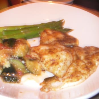 Bonefish Grill - Salmon and asparagus. - Seafood Near Me - Stuart, Florida