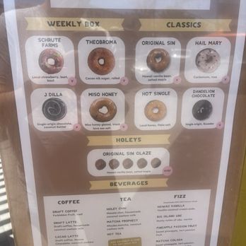 Holey Grail Donuts - Weekly Menu - Donuts Near Me - Long Beach, California Holey Grail Donuts - Weekly Menu - Donuts Near Me - Long Beach, California