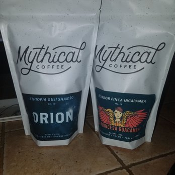 Mythical Coffee - If you see this logo on the bag, you know you got the best coffee around :) - Coffee Roasteries Near Me - Gilbert, Arizona Mythical Coffee - If you see this logo on the bag, you know you got the best coffee around :) - Coffee Roasteries Near Me - Gilbert, Arizona