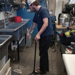 Brian Yates Plumbing - Final clean up on major install