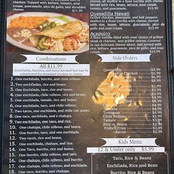 Cozumel - Menu 5/25