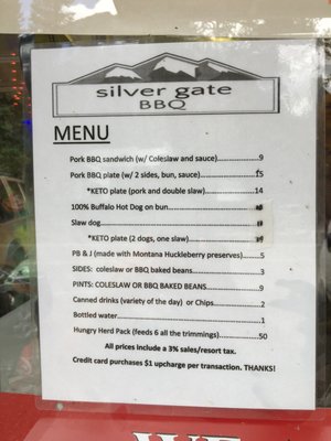 Menu photo 3 Silver Gate BBQ Silver Gate, MT Menu photo 3 Silver Gate BBQ Silver Gate, MT