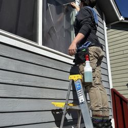 J&T Window & Gutter Cleaning - Always a up close and personal Wash. We want to see it sparkle before we walk away.