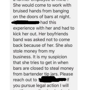 Barbarella - a text message from a customer - Dance Clubs Near Me - Austin, Texas Barbarella - a text message from a customer - Dance Clubs Near Me - Austin, Texas