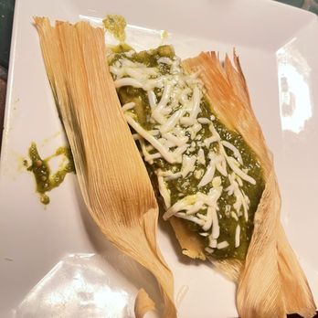 El Tapatio Mexican Restaurant - Dinner Pork or Chicken Tamales green salsa - Mexican Near Me - Kissimmee, Florida
