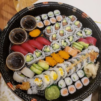 Toyosu Markham - 1/2 of the extra large sushi tray - Sushi Bars Near Me - Markham, Ontario Toyosu Markham - 1/2 of the extra large sushi tray - Sushi Bars Near Me - Markham, Ontario