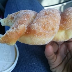 Sugar twist and coffee...delish!