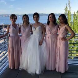 Bride and Jen - Jen did our hair!
