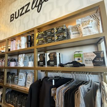 Better Buzz Coffee - Las Vegas - Merch display - Coffee & Tea Near Me - Henderson, Nevada Better Buzz Coffee - Las Vegas - Merch display - Coffee & Tea Near Me - Henderson, Nevada