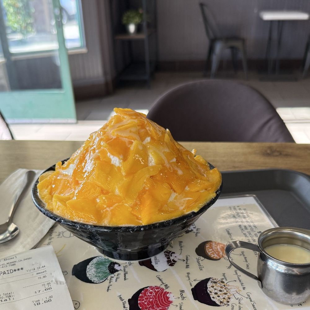 Snow Bowl - Large Mango Bingsoo - Bubble Tea Near Me - Newark, California Snow Bowl - Large Mango Bingsoo - Bubble Tea Near Me - Newark, California