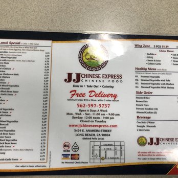 JJ Chinese Express - Menu 1 - Chinese Near Me - Long Beach, California JJ Chinese Express - Menu 1 - Chinese Near Me - Long Beach, California