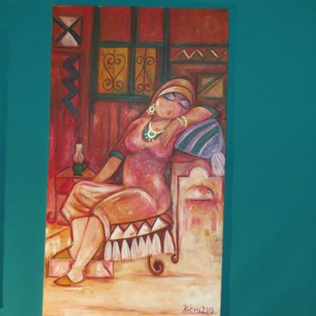 IngenuityFest - This painting mesmerized me and I got to talk to the Iraqi woman who painted it. - Festivals Near Me
