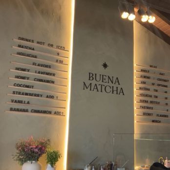 Buena Matcha - menu - Tea Rooms Near Me - Palm Desert, California