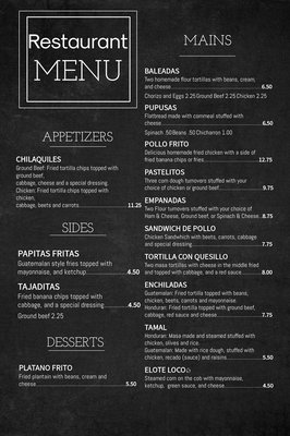 Menu photo 8 El Maná Bellingham, WA Menu photo 8 El Maná Bellingham, WA