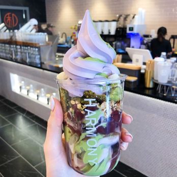 Harmony Tea Shoppe - Matcha/taro ice cream cup - Bubble Tea Near Me - Indianapolis, Indiana Harmony Tea Shoppe - Matcha/taro ice cream cup - Bubble Tea Near Me - Indianapolis, Indiana