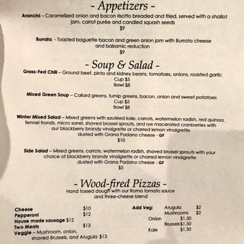 Holla - Menu - New American Near Me - Manitowoc, Wisconsin