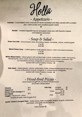 Menu photo 7 Holla Manitowoc, WI