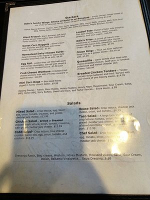Menu photo 2 Odie's Bar & Grill Ely, IA