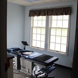 Dr. Charles B. Lerner MSAc, D.C. - Spinal Decompression treatment table.