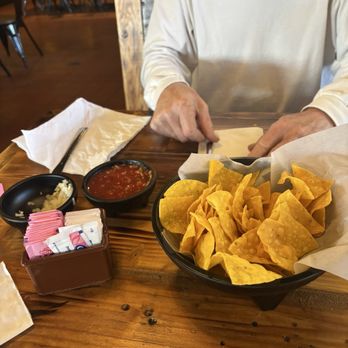 Los Gallos Mexican Restaurant  - First bowl of chips is free. The salsa is HOT - Mexican Near Me - Placentia, California